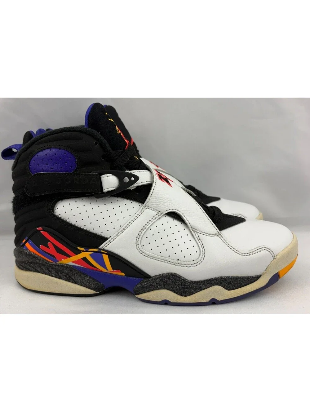 Mens Size 8 - Air Jordan 8 Three-Peat sneakers shoes 305381-142
